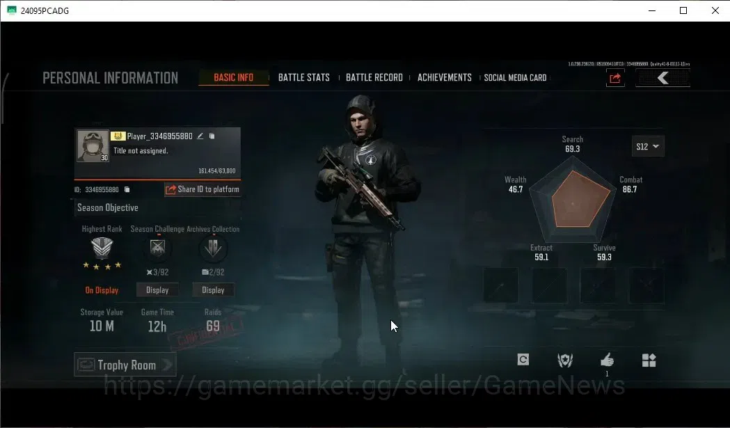 Arena Breakout Accounts MOBILE Lv30|SV 10M|CV 4M|Wire Set|GM AK-12,Forest image 2