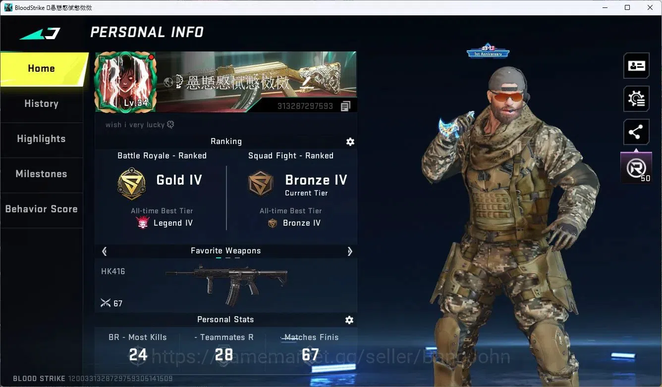 Blood Strike Accounts ASIA | EVO FAL-Evolved Draco | 5 Legendary Skins | image 2