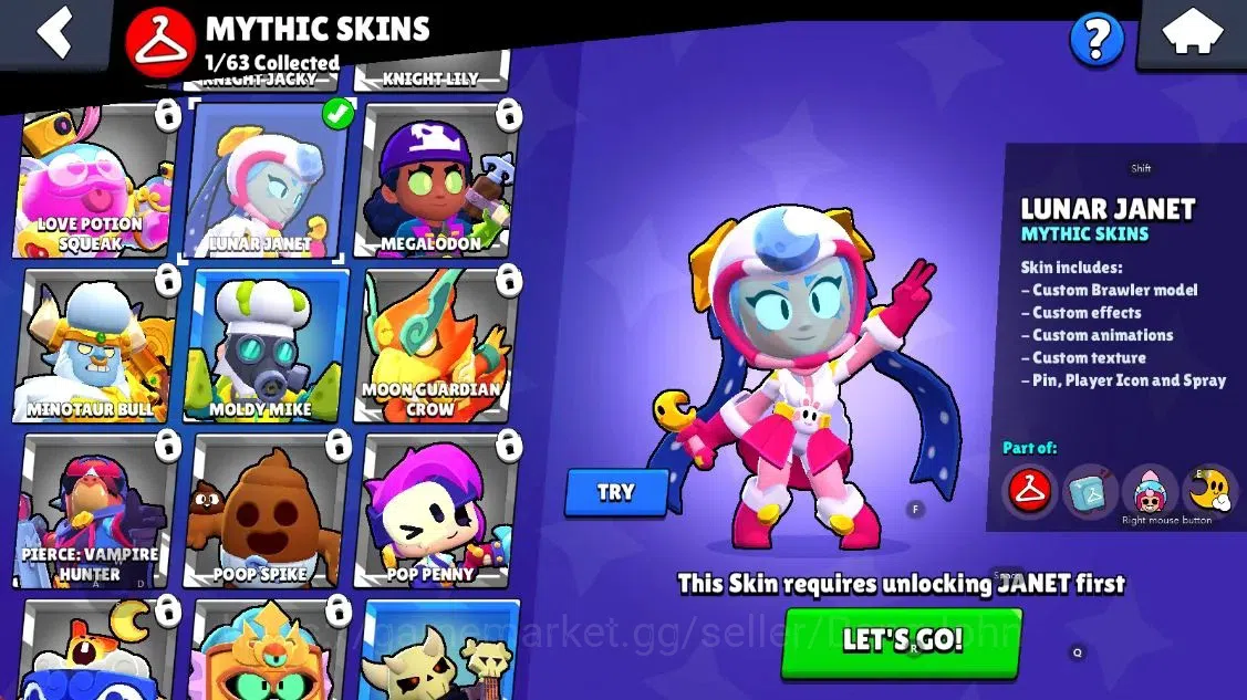 Brawl Stars Accounts Android | 1322 Thropy|20 Brawler-2 Max Lv(Ash,Berr image 14