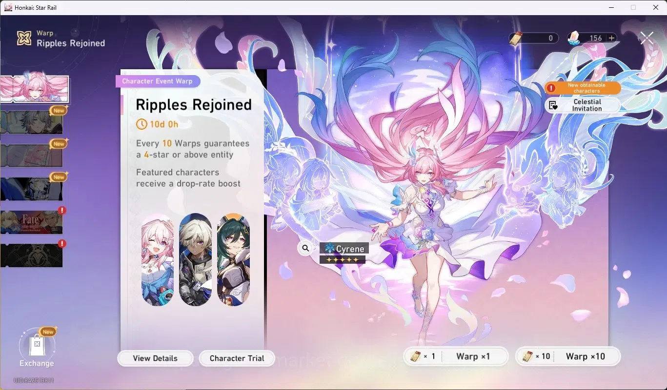 Honkai Star Rail Accounts Others ASIA| TL 50 | 6 Limited [(Sparxie+Sign),Selee E1,Dan Heng-Perm,Yao Guang,Sparkle,Ruan 6