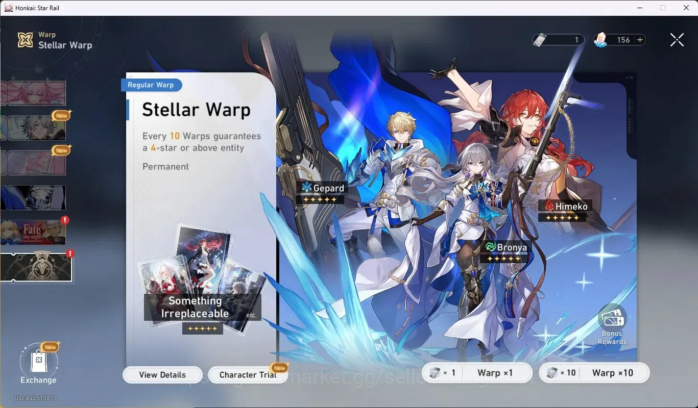 Honkai Star Rail Accounts Others ASIA| TL 50 | 6 Limited [(Sparxie+Sign),Selee E1,Dan Heng-Perm,Yao Guang,Sparkle,Ruan 7