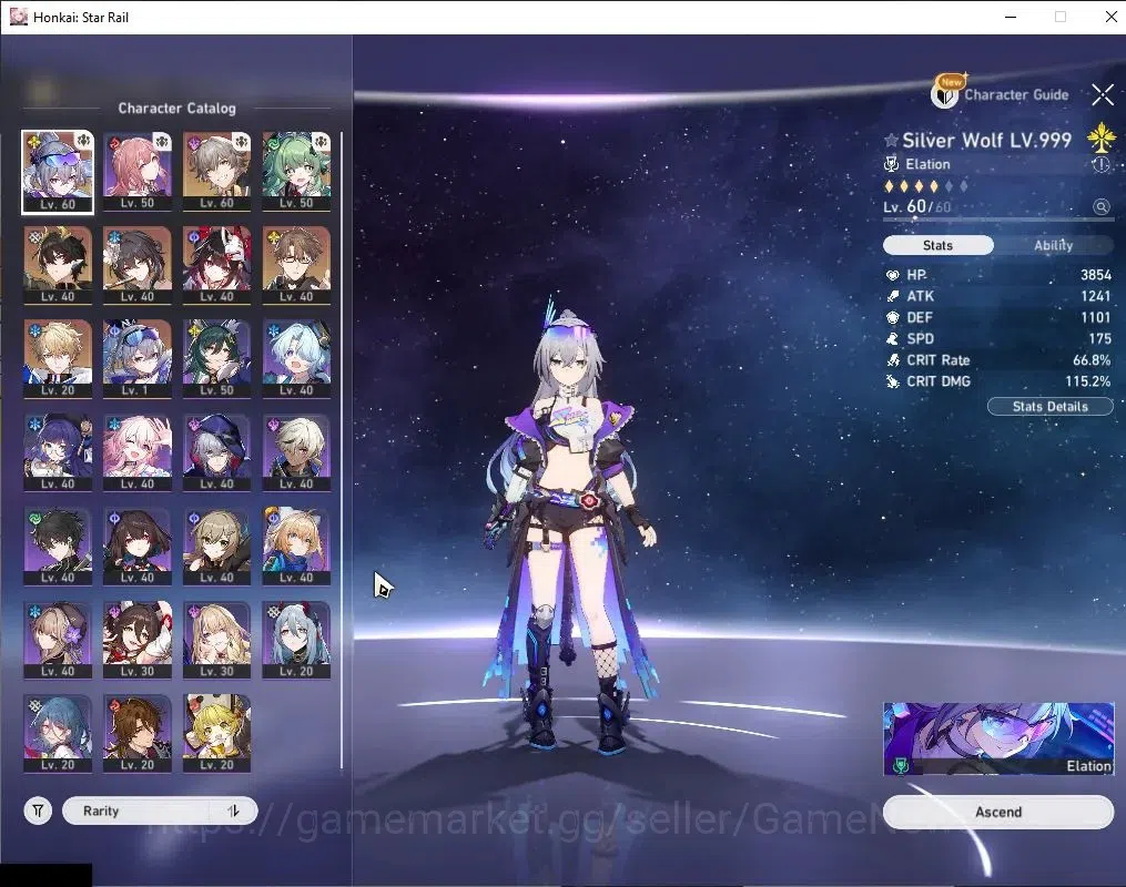 Honkai Star Rail Accounts Asia|TL 43|6 Limited|Silver Wolf LV.999 E1,Huohuo, image 5