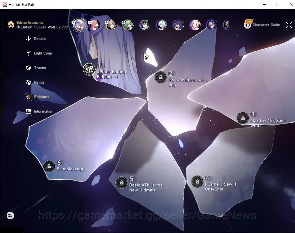 Honkai Star Rail Accounts Asia|TL 43|6 Limited|Silver Wolf LV.999 E1,Huohuo, image 6