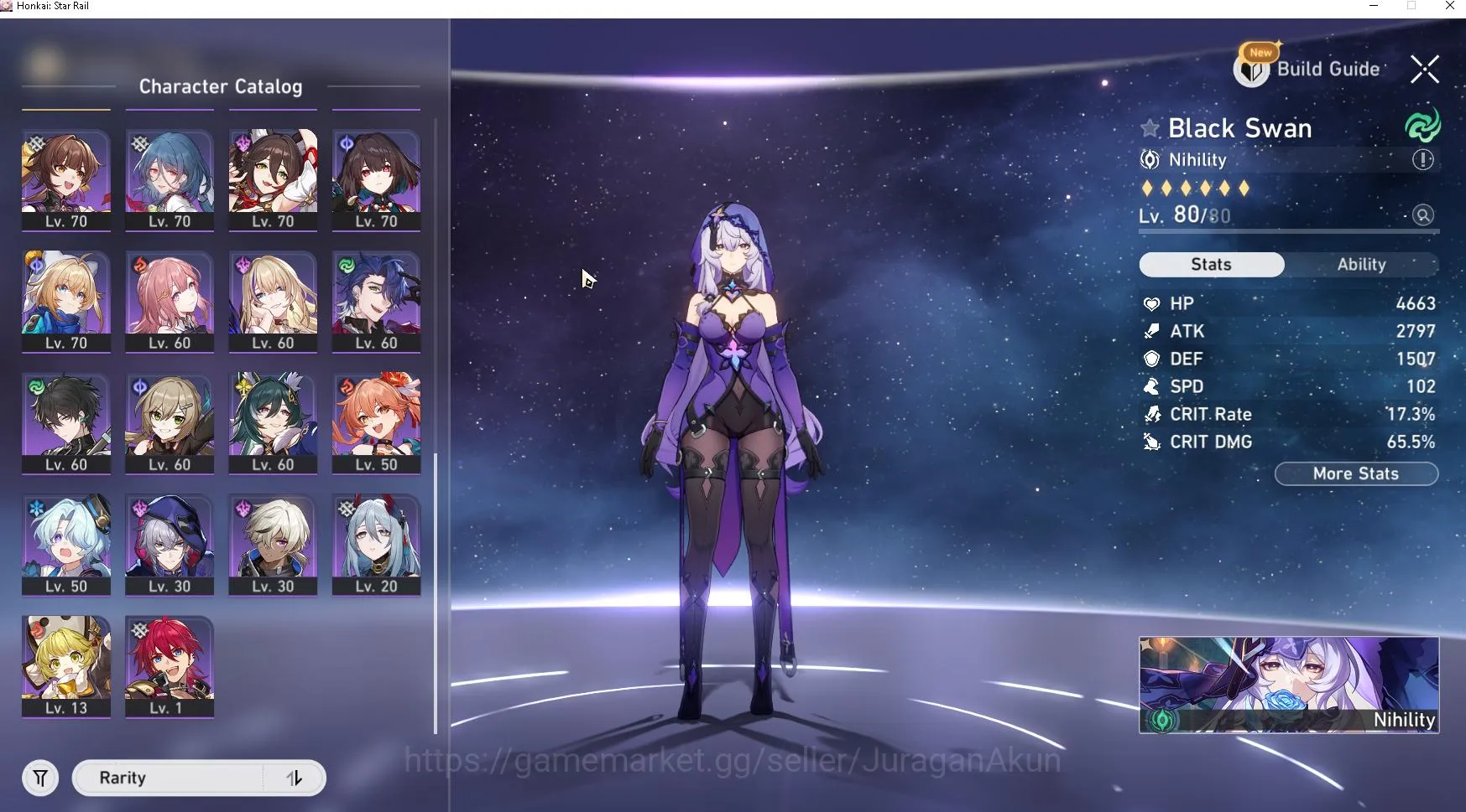Honkai Star Rail Accounts Asia [TL70] 11 Limited (Archeron,Sunday,AglaeaRobi image 3