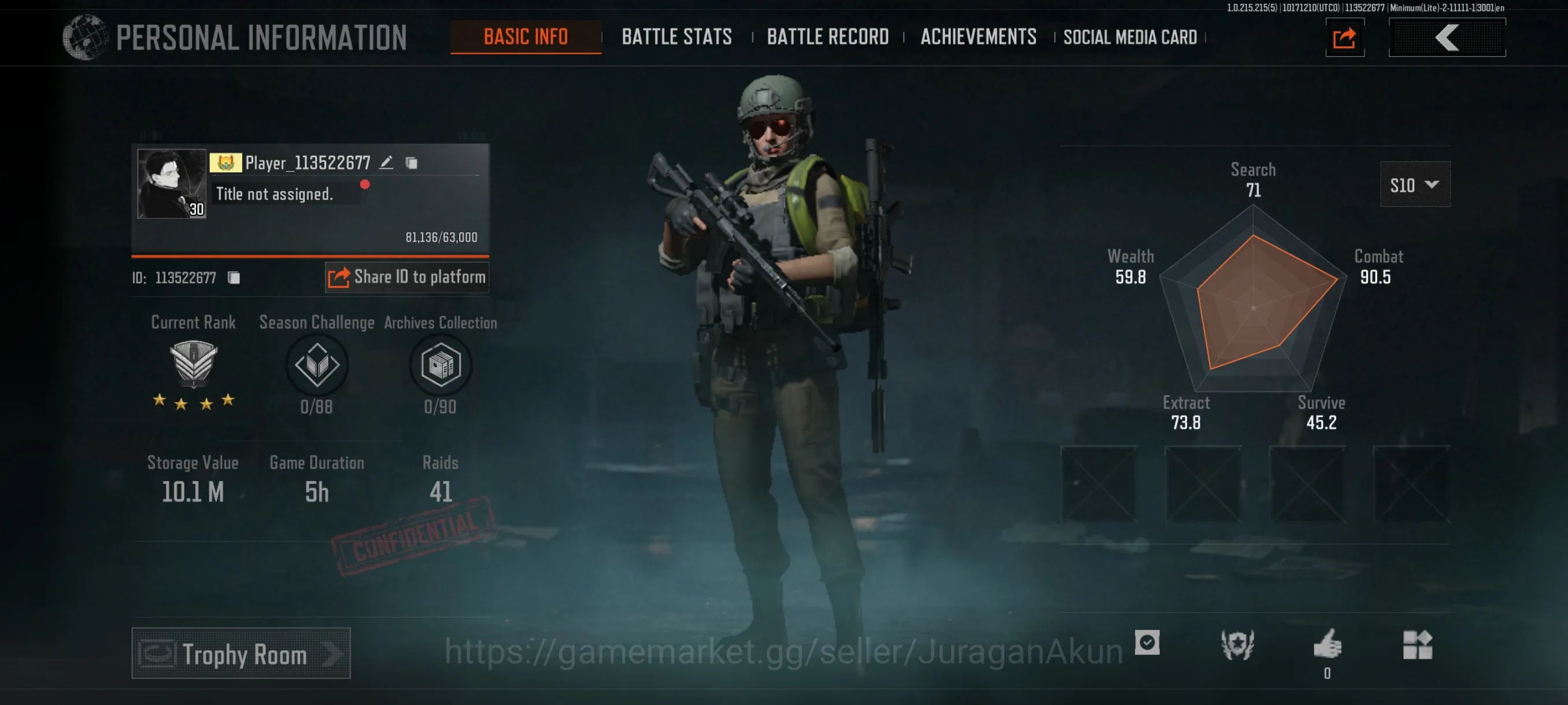 Arena Breakout Accounts [MOBILE]SV 10M|CV 9M|Peak AEK,ForestMP5,USAS,Vsks, image 5