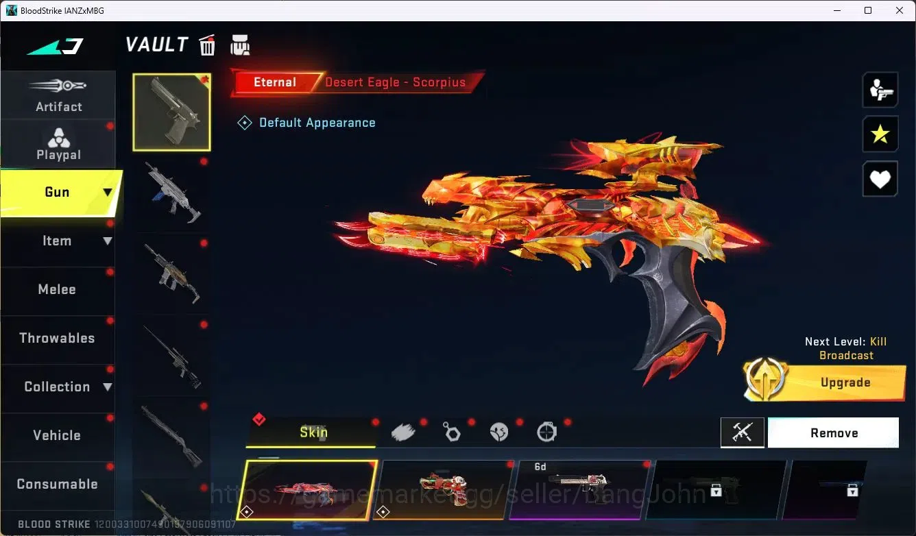 Blood Strike Accounts ASIA |1 Eternal|7 Collab Gun 7DS/EVA/TR|6 Limited image 10