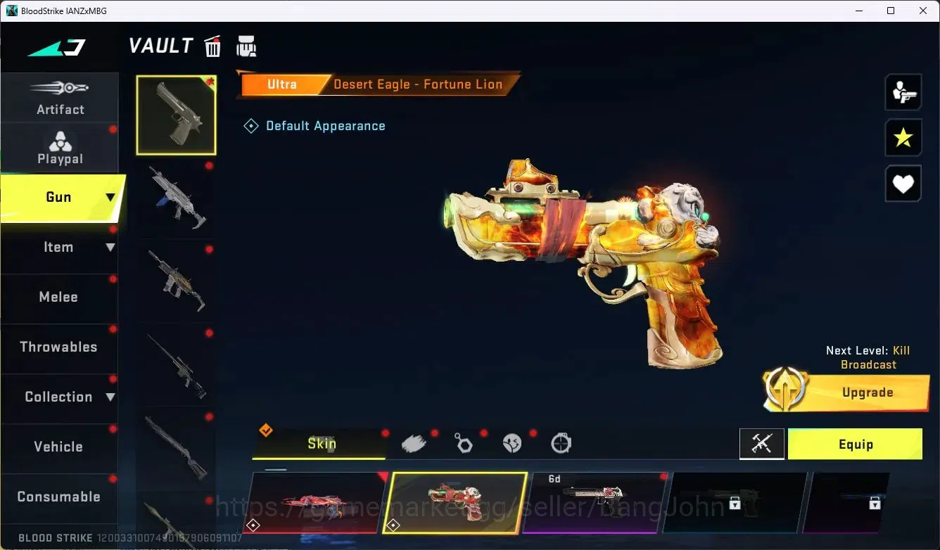Blood Strike Accounts ASIA |1 Eternal|7 Collab Gun 7DS/EVA/TR|6 Limited image 11