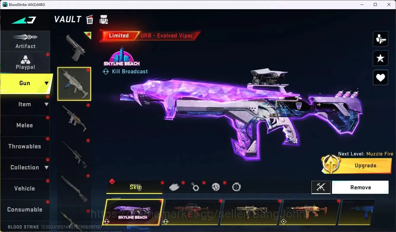 Blood Strike Accounts ASIA |1 Eternal|7 Collab Gun 7DS/EVA/TR|6 Limited image 12