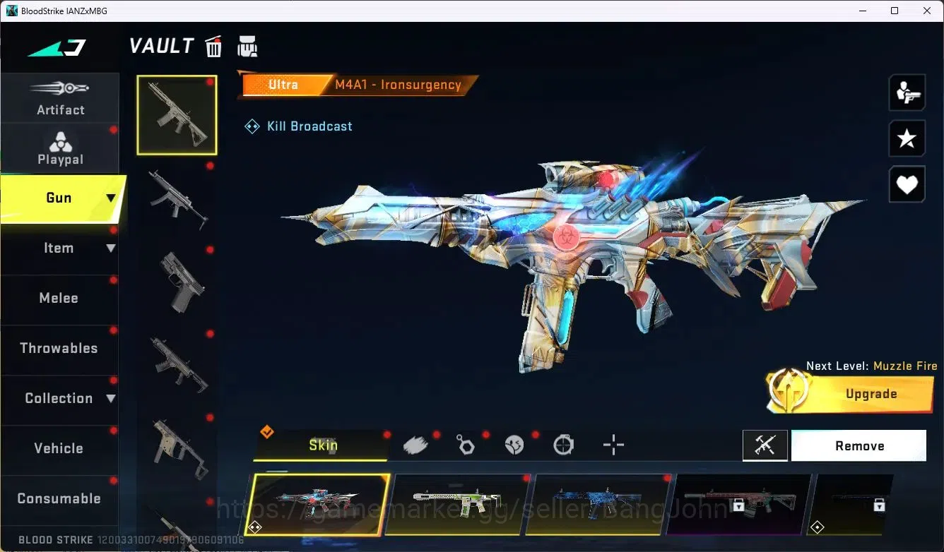 Blood Strike Accounts ASIA |1 Eternal|7 Collab Gun 7DS/EVA/TR|6 Limited image 2