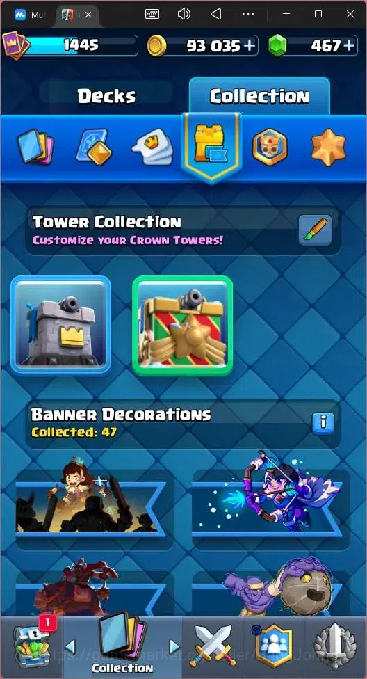 Clash Royale Accounts High-End Global |CL 1445|KTL 14|Trophy 10899|121 Cards|2 Max|8 Champ|3 Hero|9 Evo|Arena 26|467 18