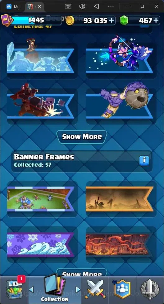 Clash Royale Accounts High-End Global |CL 1445|KTL 14|Trophy 10899|121 Cards|2 Max|8 Champ|3 Hero|9 Evo|Arena 26|467 19