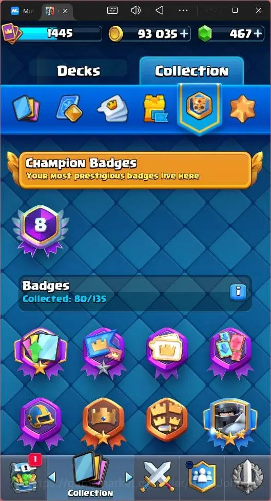 Clash Royale Accounts High-End Global |CL 1445|KTL 14|Trophy 10899|121 Cards|2 Max|8 Champ|3 Hero|9 Evo|Arena 26|467 20