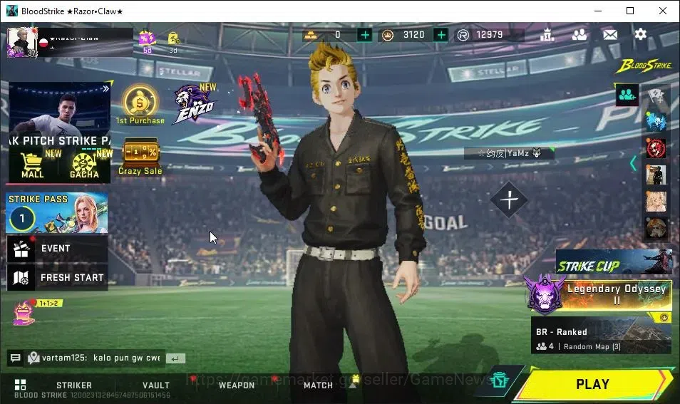 Blood Strike Accounts ASIA|ETERNAL Desert Eagle-Scorpius|Collab TokRev[M image 1