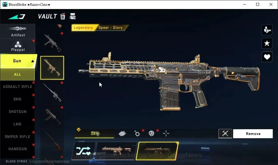 Blood Strike Accounts ASIA|ETERNAL Desert Eagle-Scorpius|Collab TokRev[M image 11