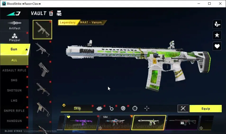 Blood Strike Accounts ASIA|ETERNAL Desert Eagle-Scorpius|Collab TokRev[M image 19
