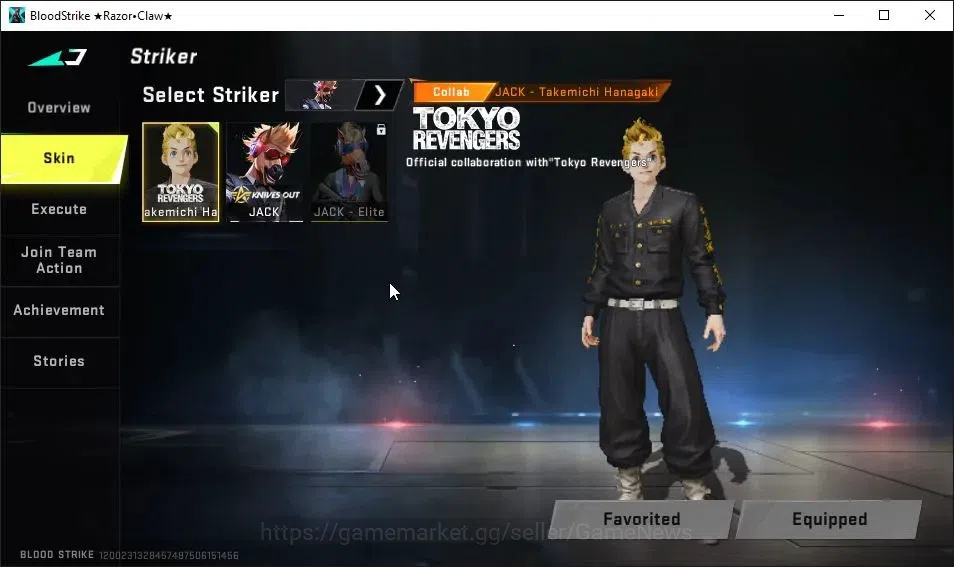 Blood Strike Accounts ASIA|ETERNAL Desert Eagle-Scorpius|Collab TokRev[M image 3