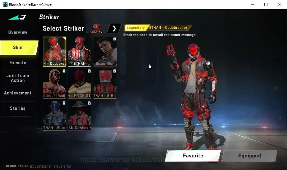 Blood Strike Accounts ASIA|ETERNAL Desert Eagle-Scorpius|Collab TokRev[M image 4