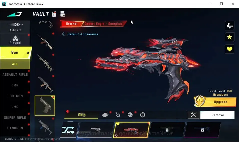 Blood Strike Accounts ASIA|ETERNAL Desert Eagle-Scorpius|Collab TokRev[M image 6
