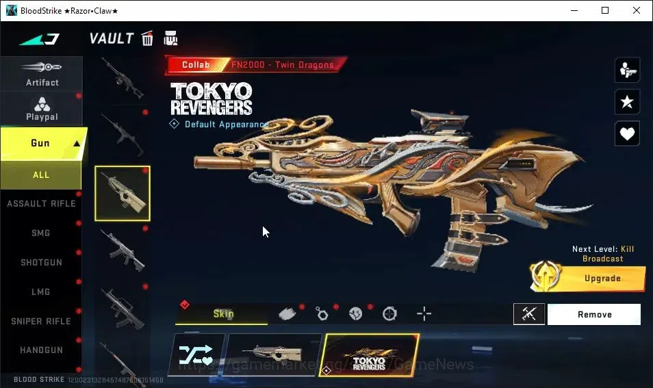 Blood Strike Accounts ASIA|ETERNAL Desert Eagle-Scorpius|Collab TokRev[M image 7