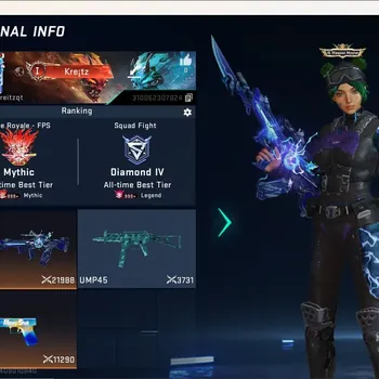 Blood Strike Accounts Collab Skin ASIA|2 Eternal Gun:MP7-Tidesong&D.Eagle|7 Collab Gun [TR&7DS]|5 Limited Gun|13 Ultra Gun|1