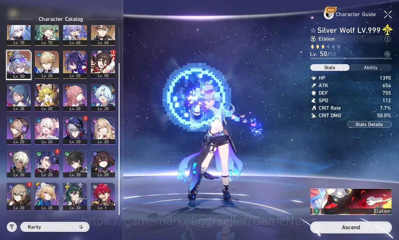 Honkai Star Rail Accounts ASIA |TL 61|5 Limited| Castorice + Sign, Jingliu, image 2