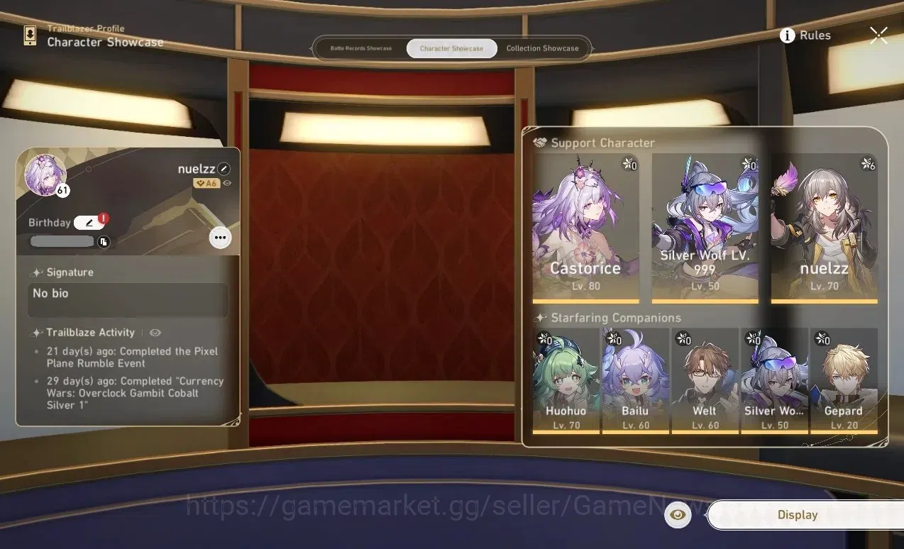 Honkai Star Rail Accounts ASIA |TL 61|5 Limited| Castorice + Sign, Jingliu, image 3