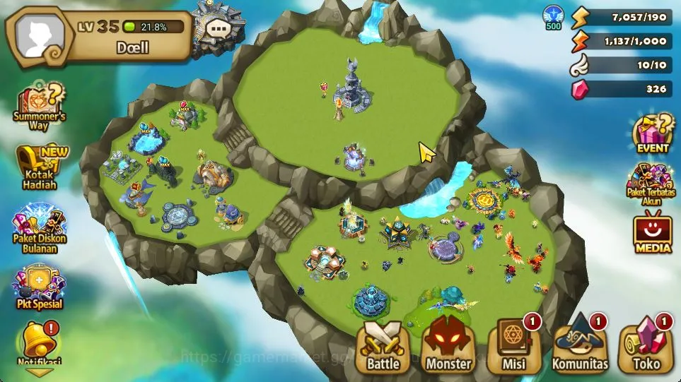 Summoners War: Sky Arena Mid-Game ASIA|Lv 35|Starter|1 LD [Laima]| 12 Total NB5 [Chi image 1