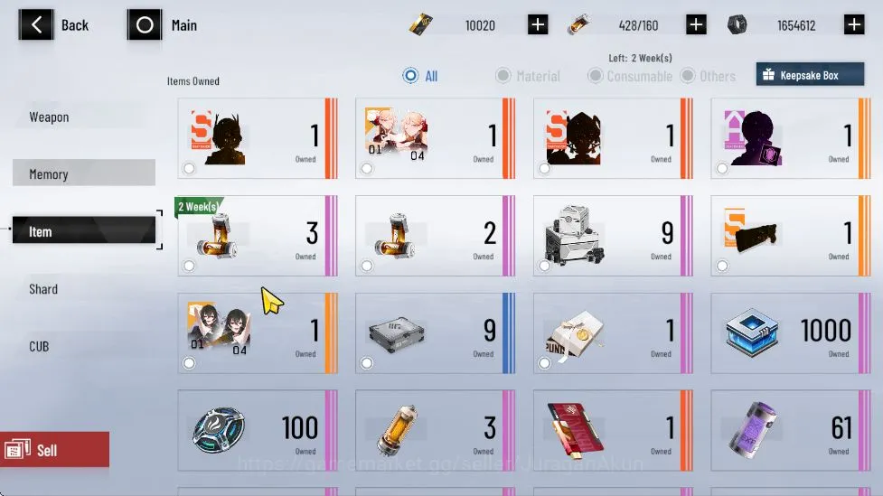 Punishing: Gray Raven Accounts Starter NA | 10K BC + 3K GoldenCard + 8K BlueCard | LuciaCW, Camu, Feral | Chapter 2 |Char 6