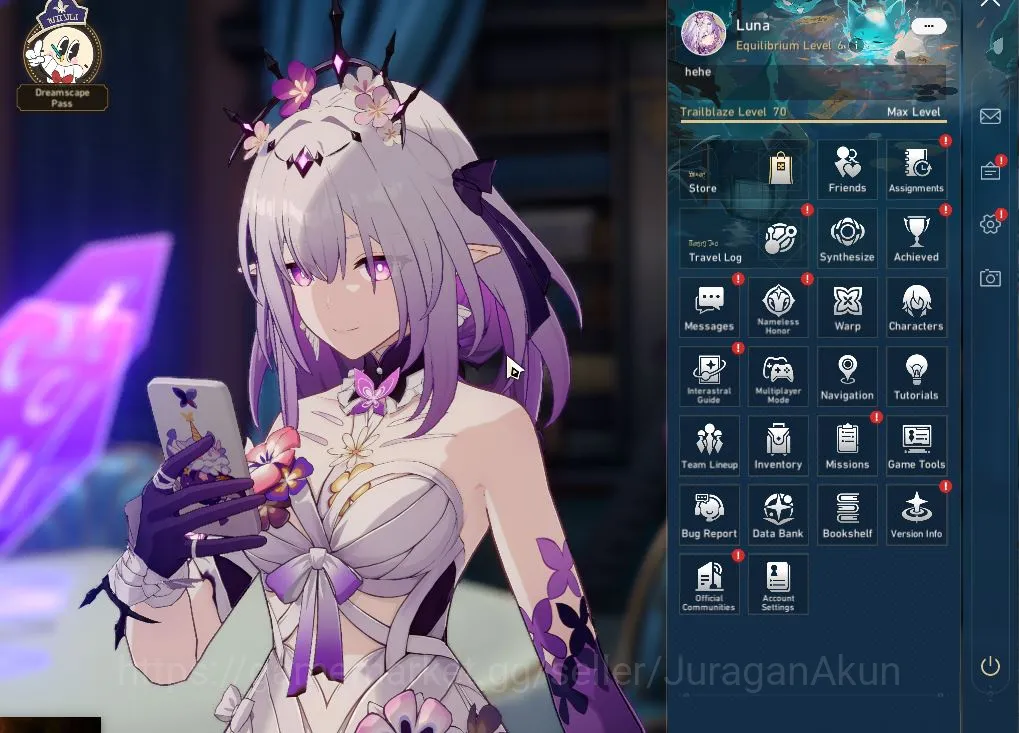Honkai Star Rail Mid Game ASIA|TL 70|13 Limited |[Castorice,Acheron E1]+Sign image 1