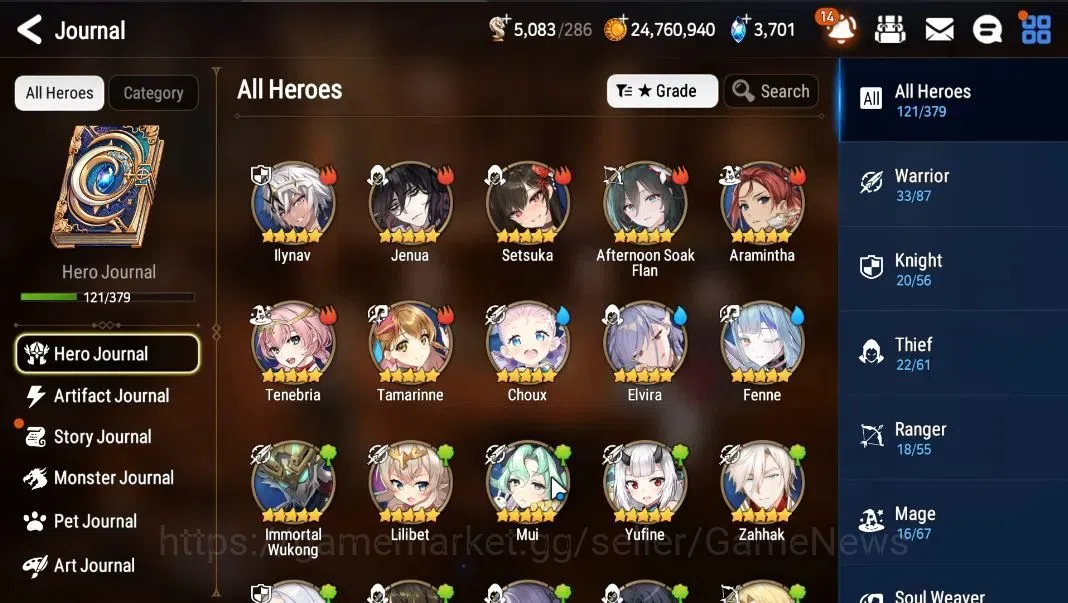 Epic Seven Accounts Global|UnVerif|9 ML(BHwayoung,Harsetti,Straze,DLil image 5