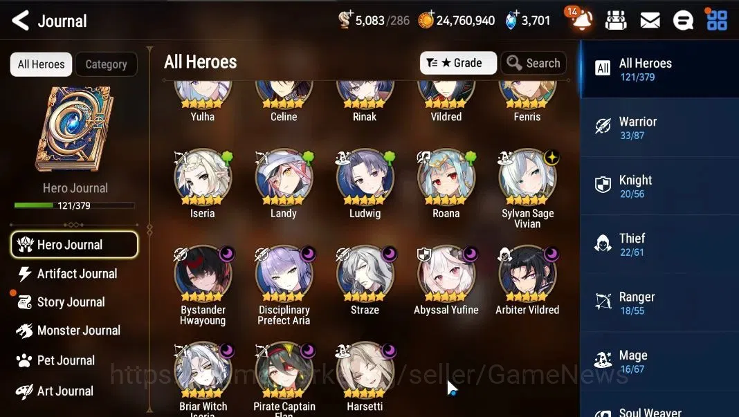 Epic Seven Accounts Global|UnVerif|9 ML(BHwayoung,Harsetti,Straze,DLil image 7