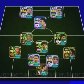 eFootball Accounts Meta Player Kolektif 3206+ mbappe showtime x Xabi Alonso x Puyol x Ronaldiho x Dean huijsen x Frank