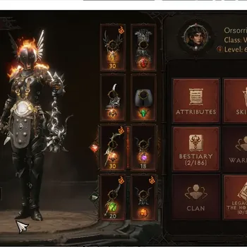 Diablo Immortal Accounts High-End NA-High Heavens|60 (1103) Warlock-Slayer|CR 47549|Reso420|Inverno V|VAROG Lv.30