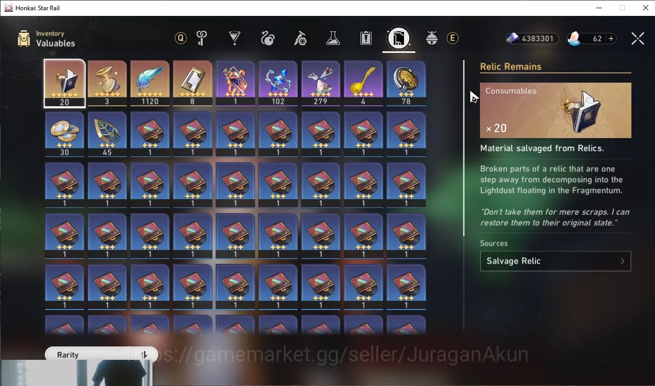 Honkai Star Rail Accounts End Game Asia | TL 67| 8 Limited 3