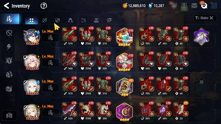 Epic Seven Accounts Mid-Tier Global Unverif|5ML [Borunka,DDRay,Lilias,etc 9