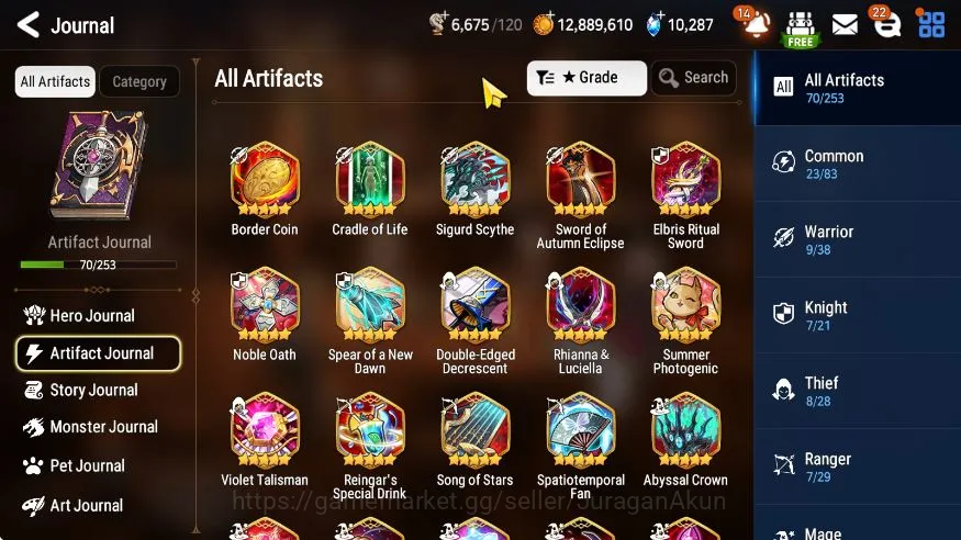 Epic Seven Accounts Mid-Tier Global Unverif|5ML [Borunka,DDRay,Lilias,etc 6