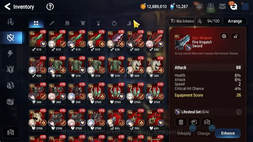 Epic Seven Accounts Mid-Tier Global Unverif|5ML [Borunka,DDRay,Lilias,etc 8