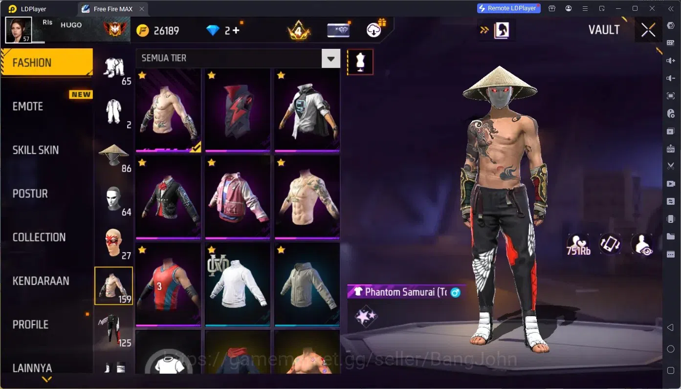 Free Fire Accounts Indonesia | M1887 Bunny's Order | 2 Evo (M4A1 Infe image 14