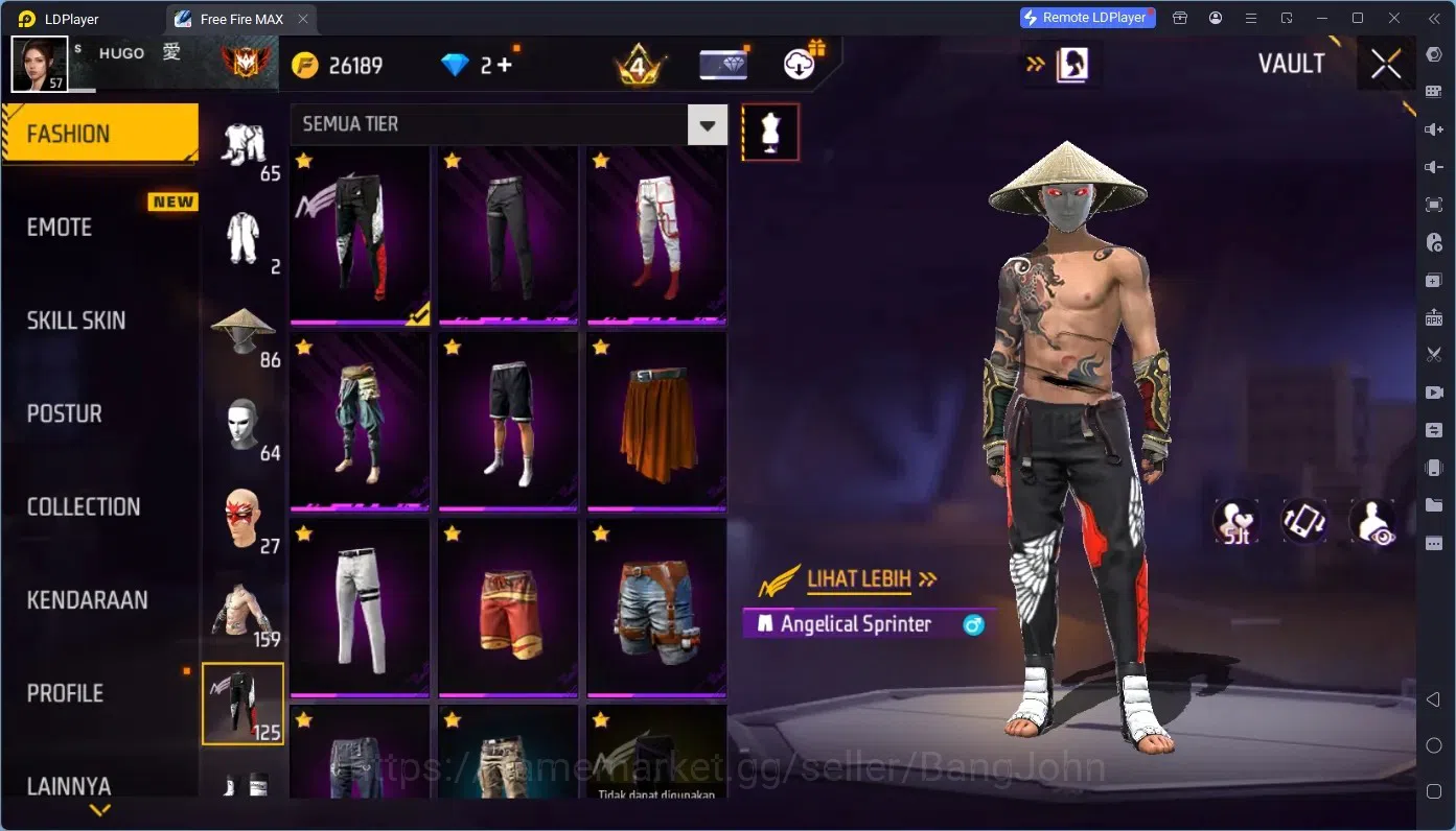 Free Fire Accounts Indonesia | M1887 Bunny's Order | 2 Evo (M4A1 Infe image 15
