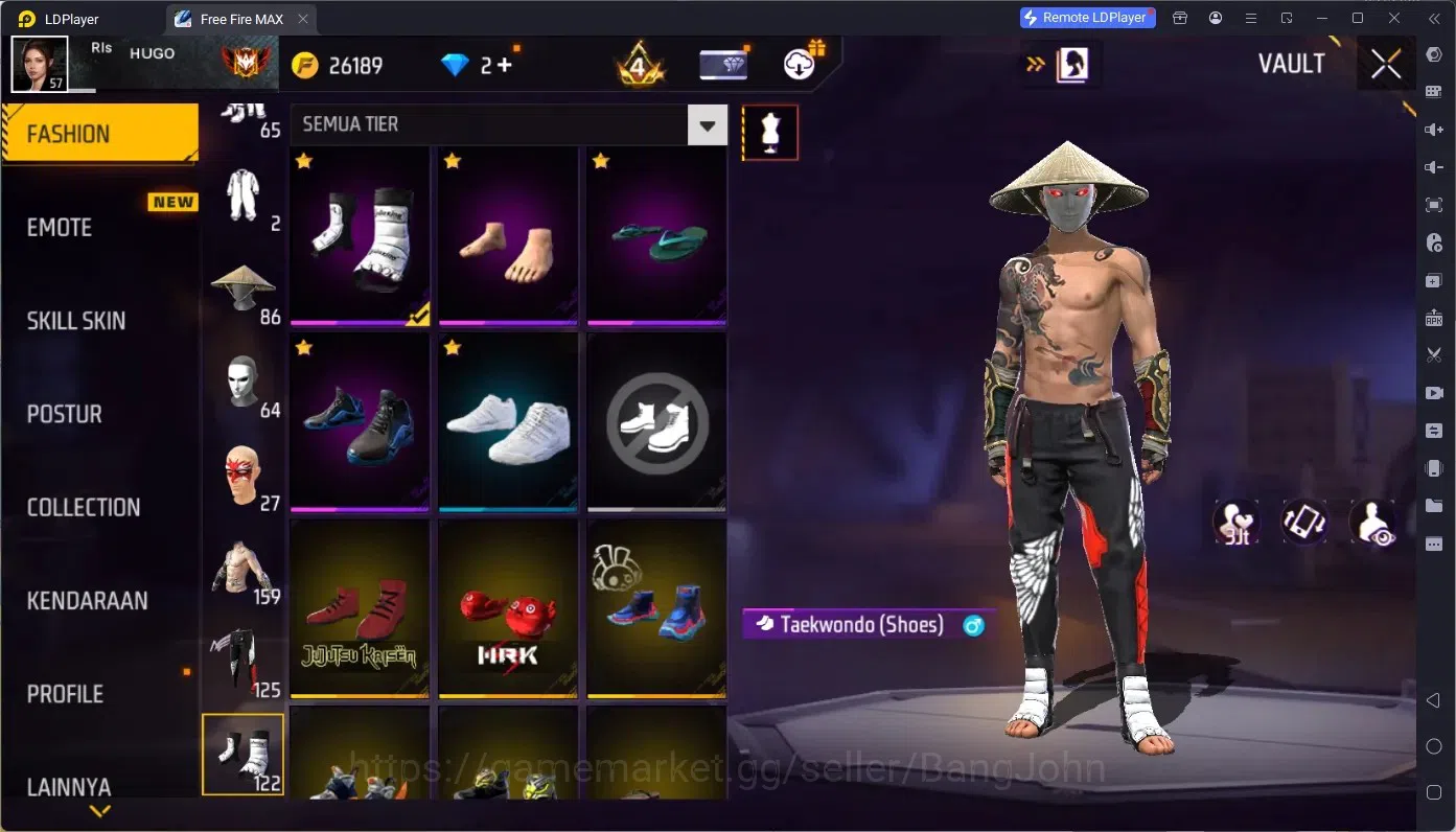Free Fire Accounts Indonesia | M1887 Bunny's Order | 2 Evo (M4A1 Infe image 16
