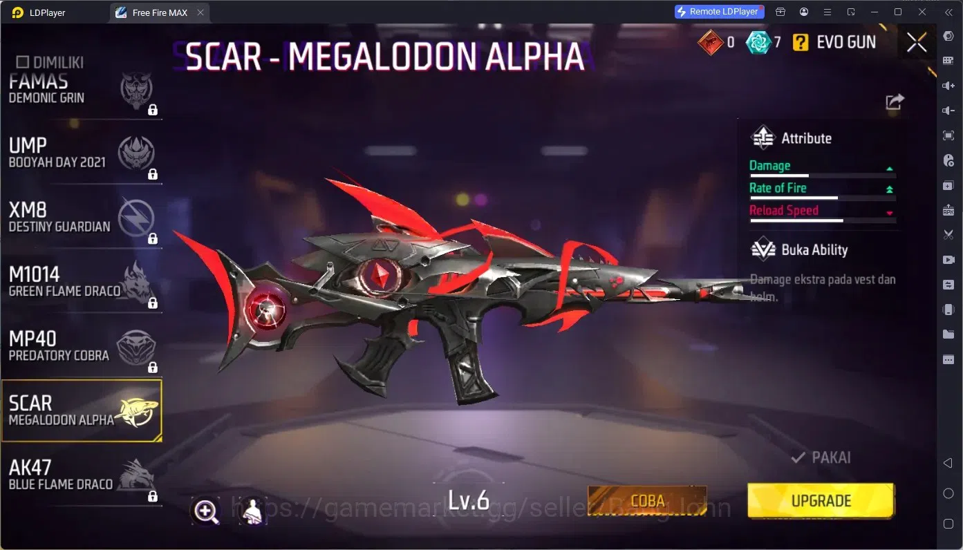 Free Fire Accounts Indonesia | M1887 Bunny's Order | 2 Evo (M4A1 Infe image 7