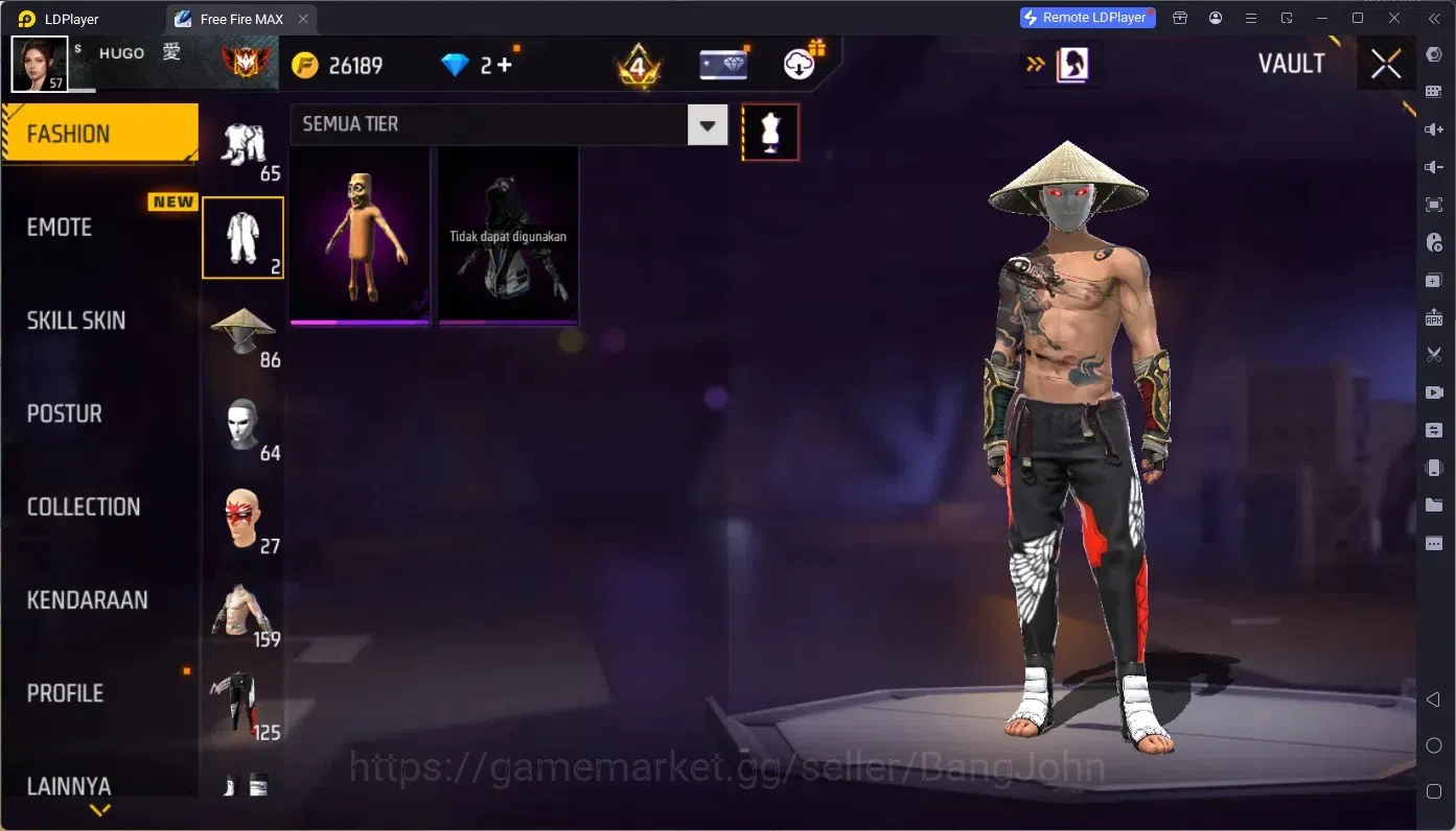 Free Fire Accounts Indonesia | M1887 Bunny's Order | 2 Evo (M4A1 Infe image 9