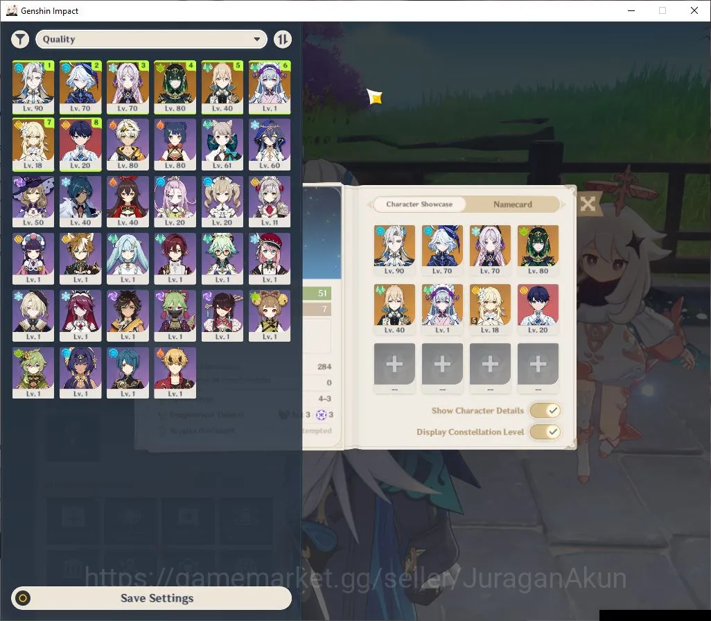 ASIA | AR 51 | 4 Limited | Neuvillette,Furina,Nefer,Citlali | Jean,Mizuki | MC Female | Take Email | Check SS(GI4194) Genshin Impact Accounts Mid Game ASIA | AR 51 | 4 Limited | Neuvillette,Furina,Nefer,Citlali | Jean,Mizuki | MC Female