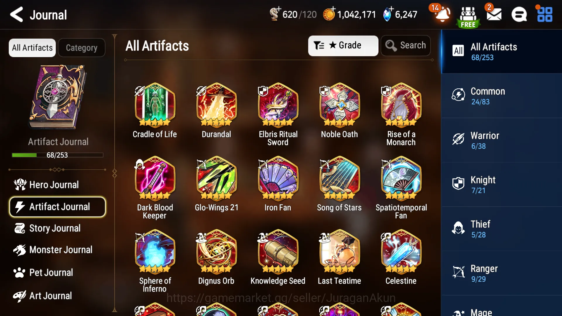 Epic Seven Accounts Mid-Tier Global Unverif|ML6 4