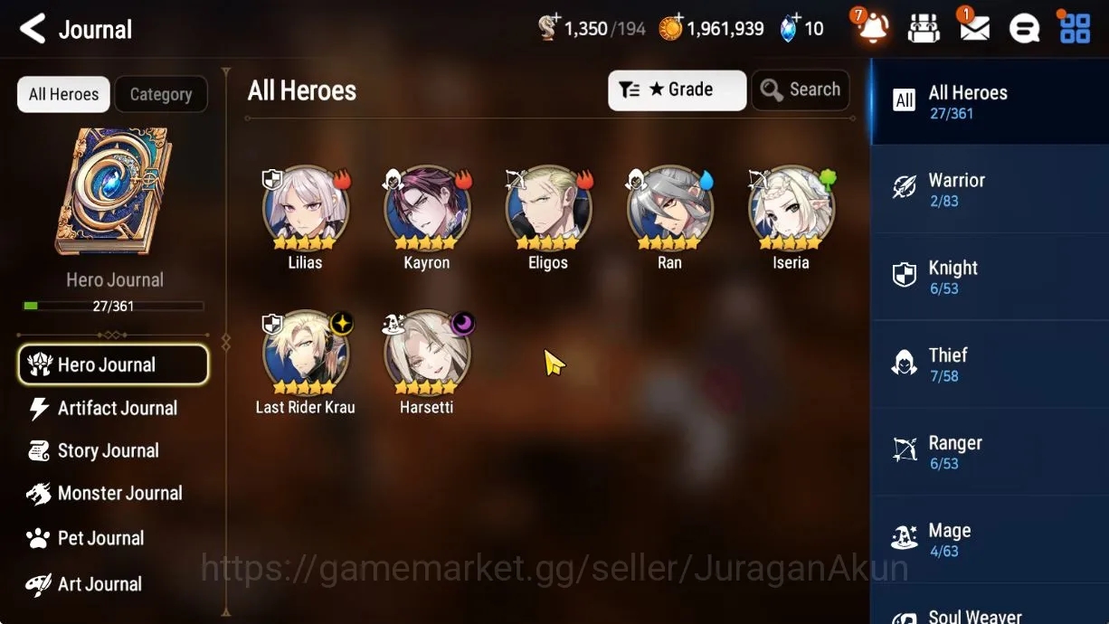 Epic Seven Accounts Global Unverif|Fresh Starter|Low Progress|2ML (Las image 2