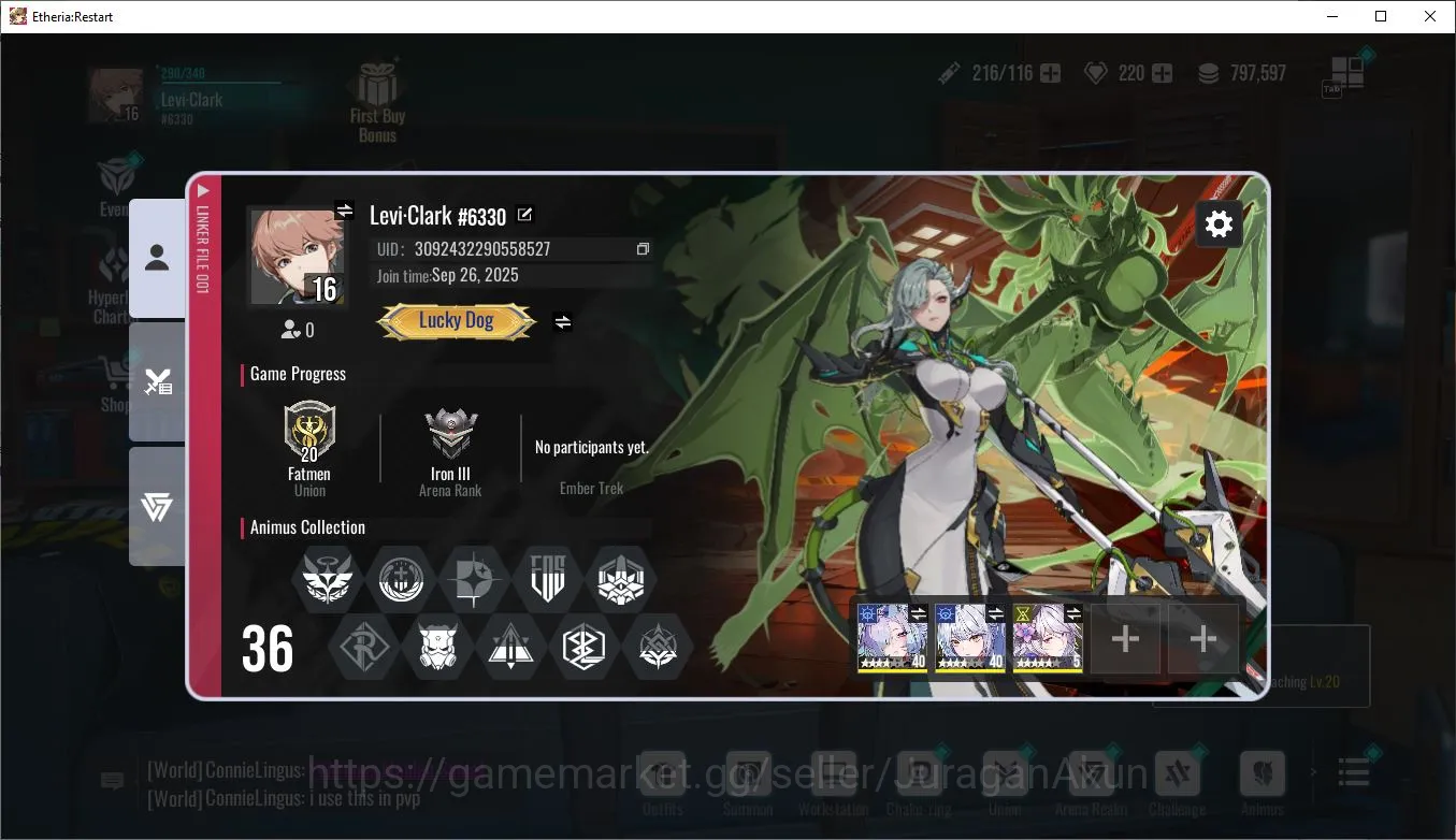Etheria: Restart Accounts Global-S13|7 SSR(Lian,yeli,Xiada,Ninfoniel,Rahu,Ti image 6