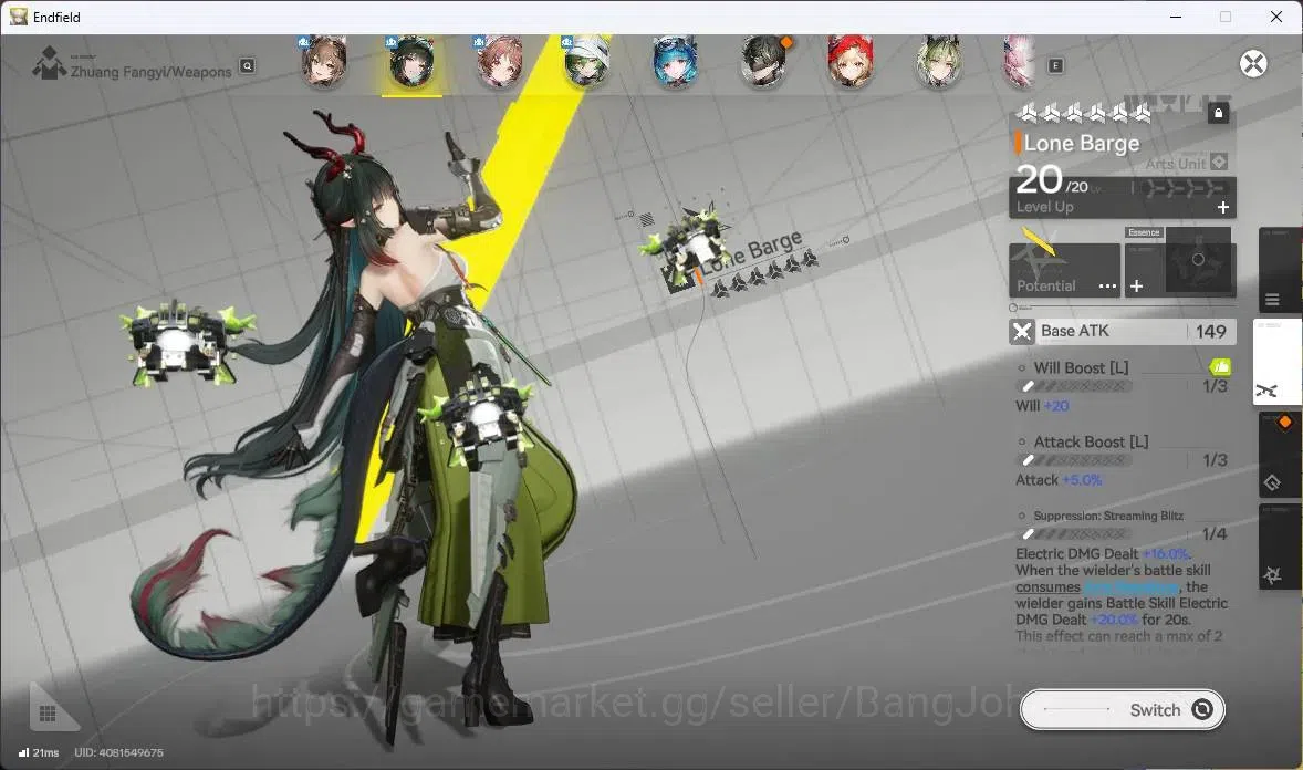 Arknights: Endfield Accounts Asia | Lv 54| 5 Limit|Gilberta,Zhuang Fangyi,Rossi image 5