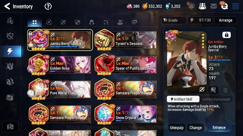 Epic Seven Accounts Asia Unverif| 30 ML (Rhianna nL. MonarchIseria,BAr image 20