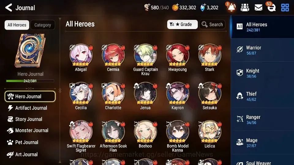 Epic Seven Accounts Asia Unverif| 30 ML (Rhianna nL. MonarchIseria,BAr image 3