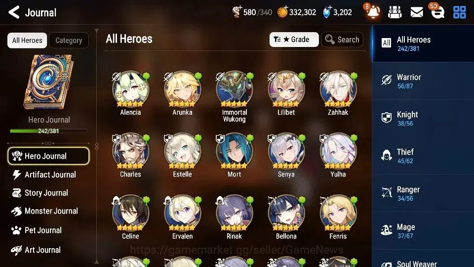 Epic Seven Accounts Asia Unverif| 30 ML (Rhianna nL. MonarchIseria,BAr image 6
